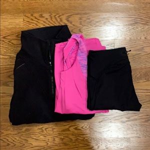 Pack of 3 Ivivva black & pink Girly outfit (12)
